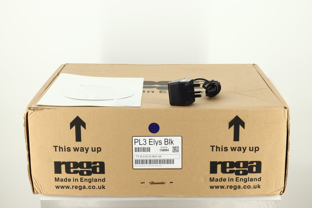 Rega Planar 3 Turntable / Elys 2 Cartridge - Black
