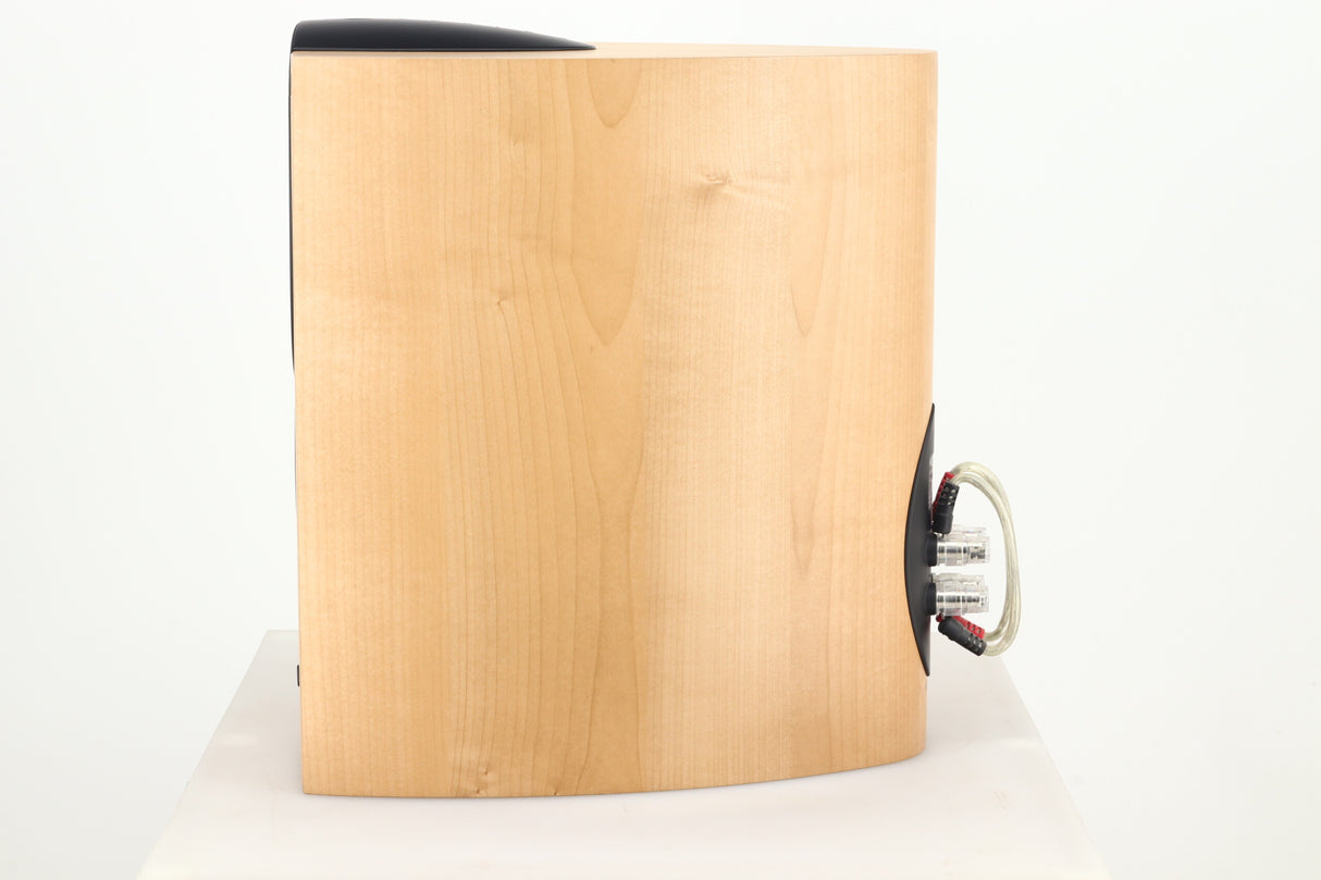 KEF IQ3 Standmount Speakers - Maple