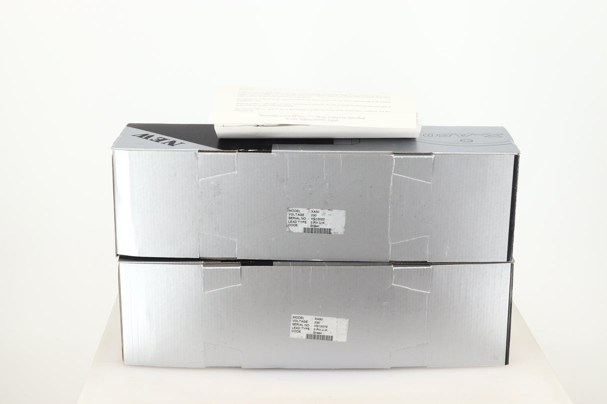 Musical Fidelity X-A50 Monoblock Power Amplifiers