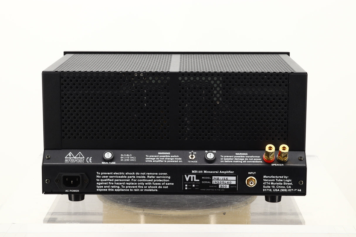 VTL MB125 Monoblock Amplifiers
