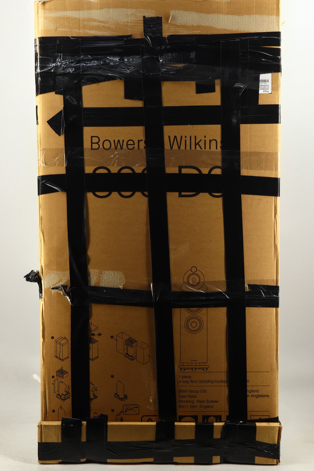 B&W 803 D3 Floorstanding Speakers - Gloss Black