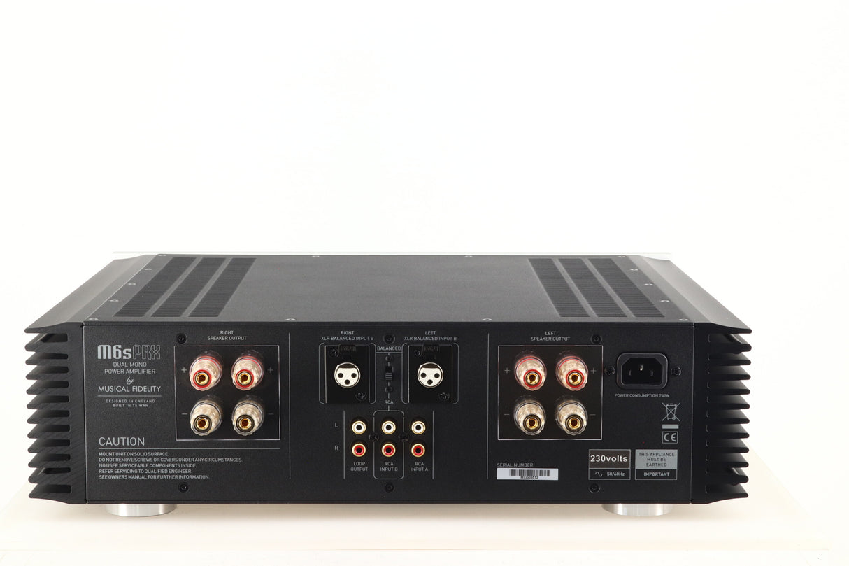 Musical Fidelity M6s PRX Power Amplifier - Silver