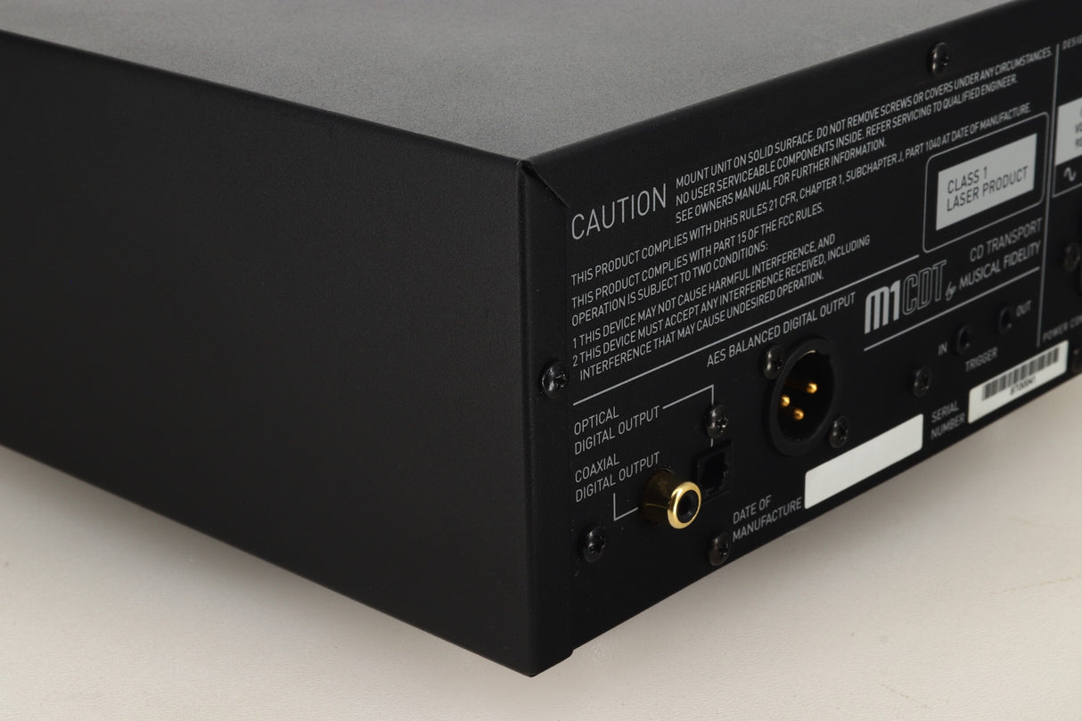 Musical Fidelity M1CDT CD Transport - Silver