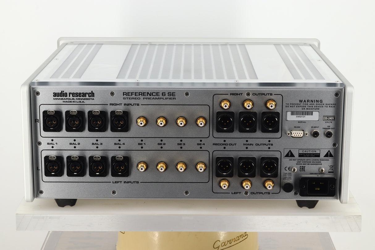 Audio Research REF6SE Pre Amplifier - Silver