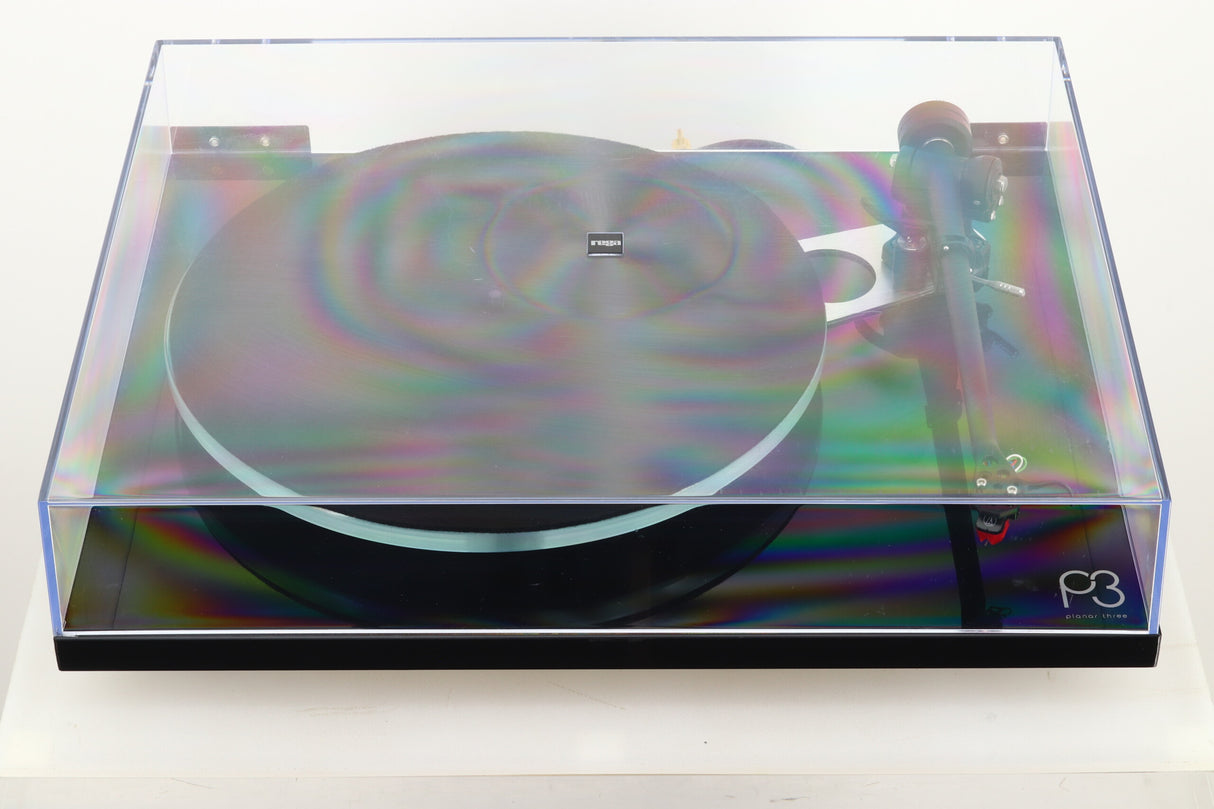 Rega Planar 3 Turntable / AT VM95ML Cartridge - Black Gloss