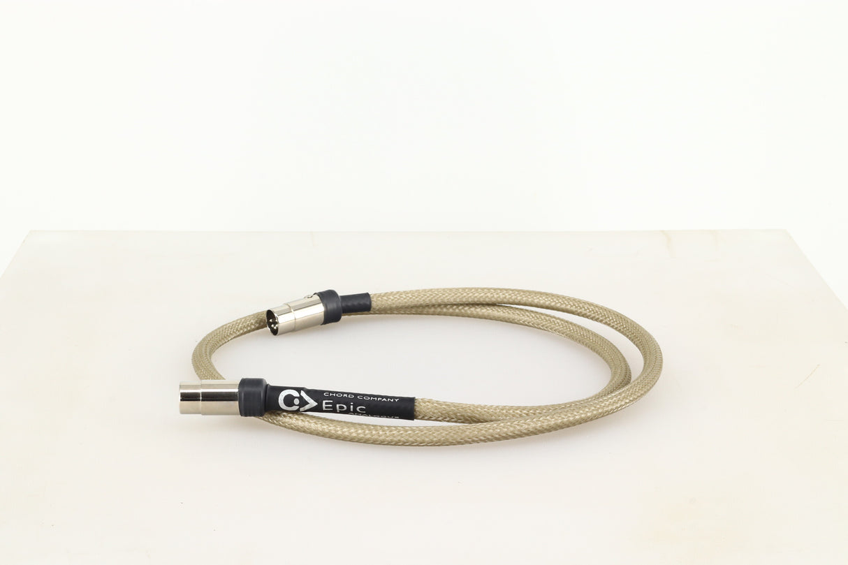 Chord Company Epic Interconnect Cable 5-Pin DIN to 5-Pin DIN 1.0m
