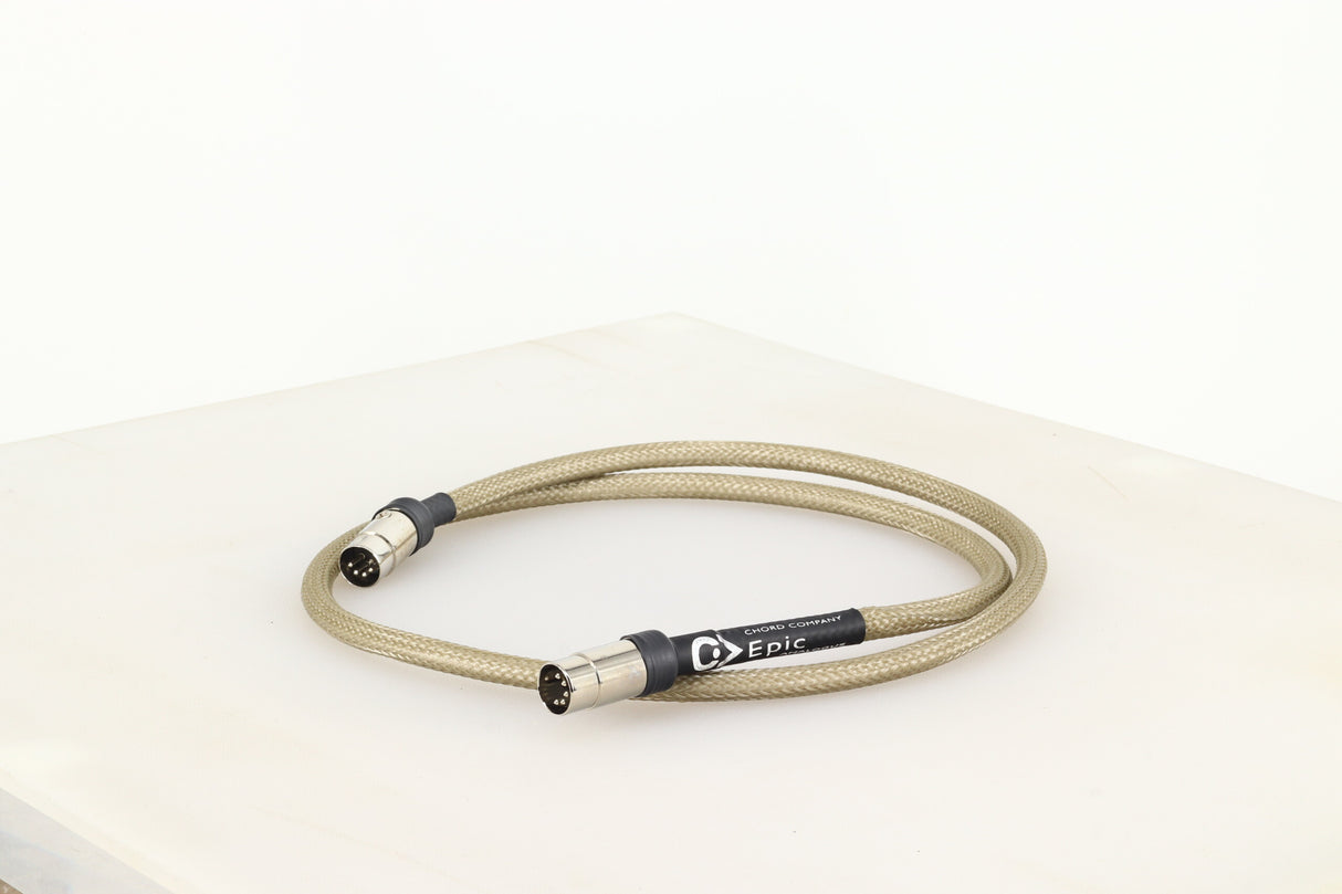 Chord Company Epic Interconnect Cable 5-Pin DIN to 5-Pin DIN 1.0m