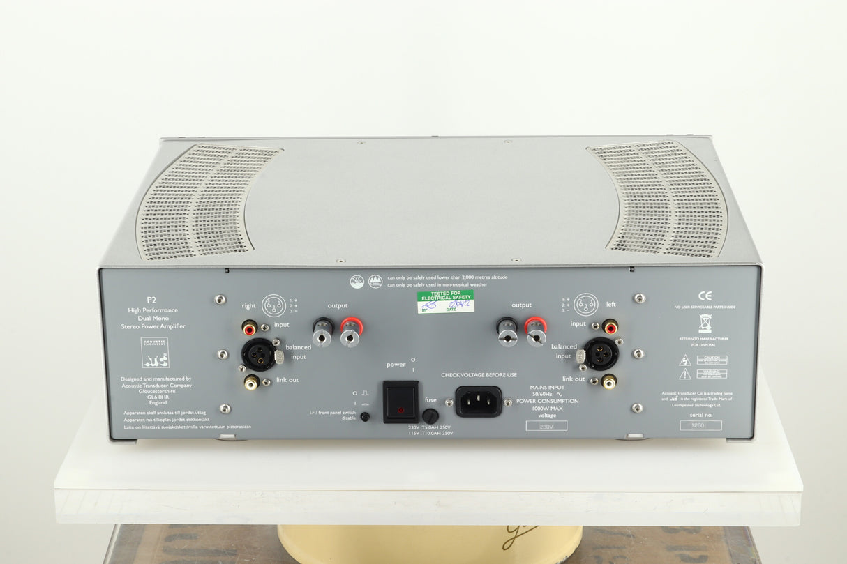 ATC P2 Power Amplifier - Silver