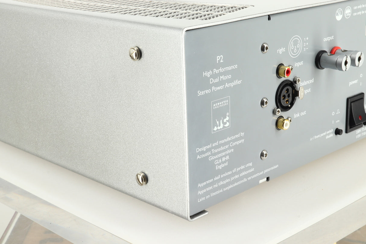 ATC P2 Power Amplifier - Silver