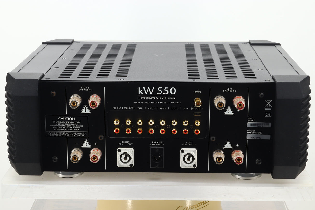 Musical Fidelity KW-550 Integrated Amplifier