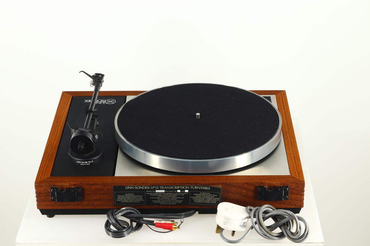 Linn LP12 Turntable - Afromosia / Valhalla Power Supply / Basik Plus Tonearm / Goldring 1006 Cartridge