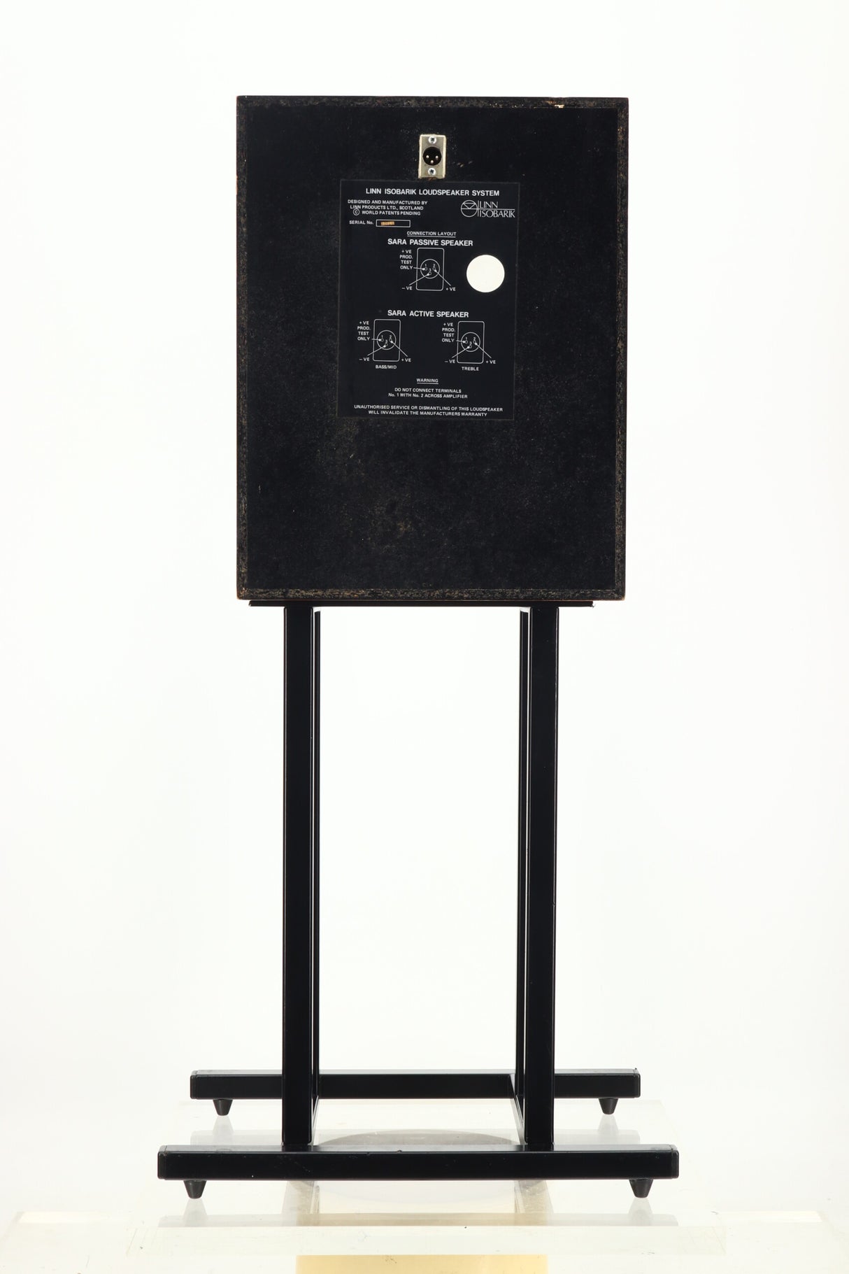 Linn Isobarik Sara Loudspeakers - Cherry & Stands