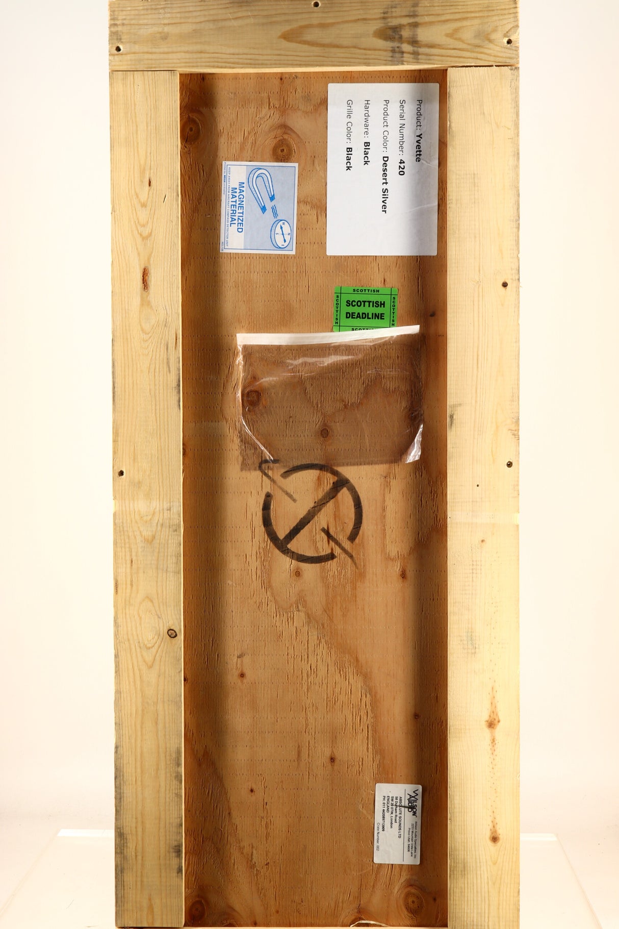 Wilson Audio Yvette Floorstanding Speakers - Desert Silver