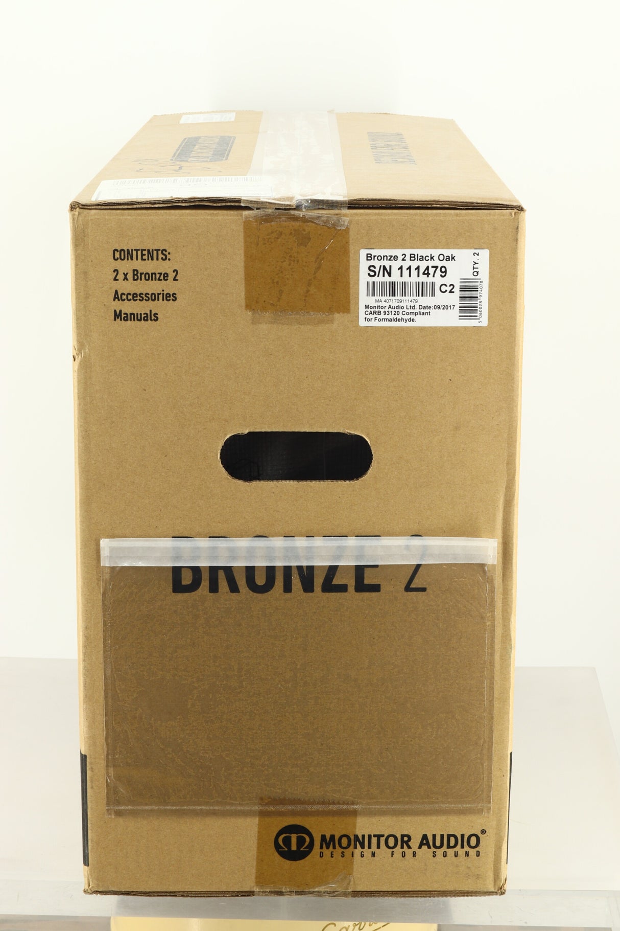 Monitor Audio Bronze 2 Standmount Speakers - Black Oak