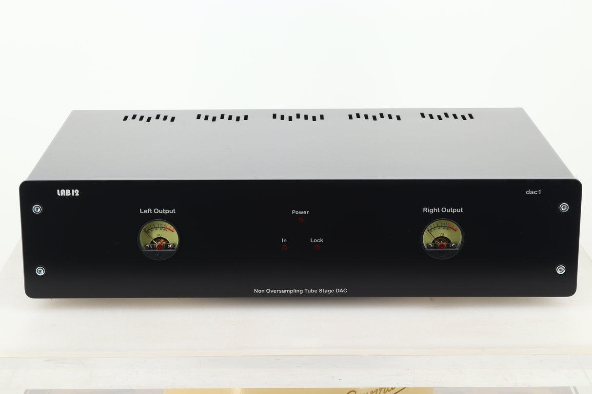 LAB 12 DAC1 SE Tube Stage Digital Analogue Converter - Black
