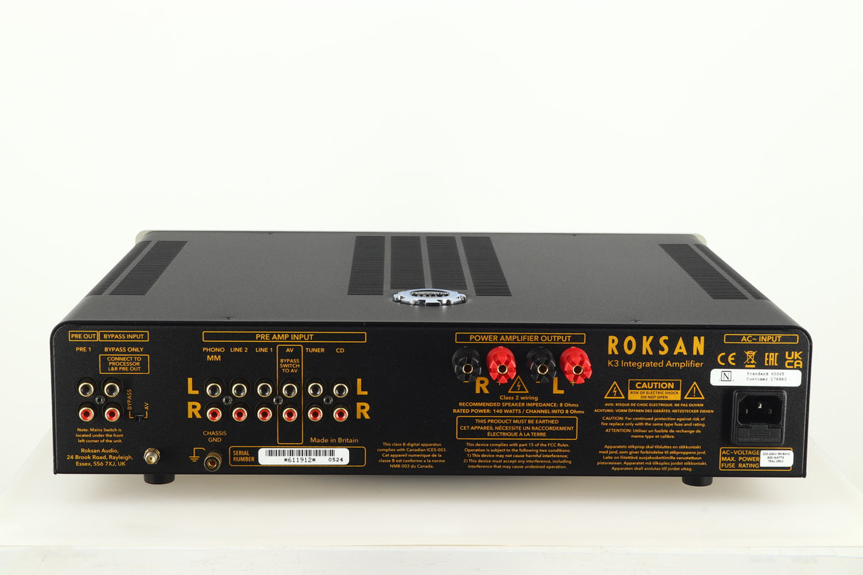 Roksan K3 Integrated Amplifier - Anthracite
