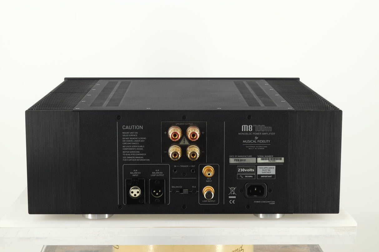 Musical Fidelity M8 700M Monoblock Power Amplifiers - Black