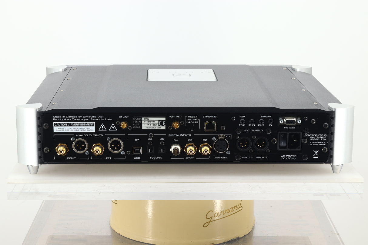 Moon by SimAudio 680D Streaming DAC - Black/Silver