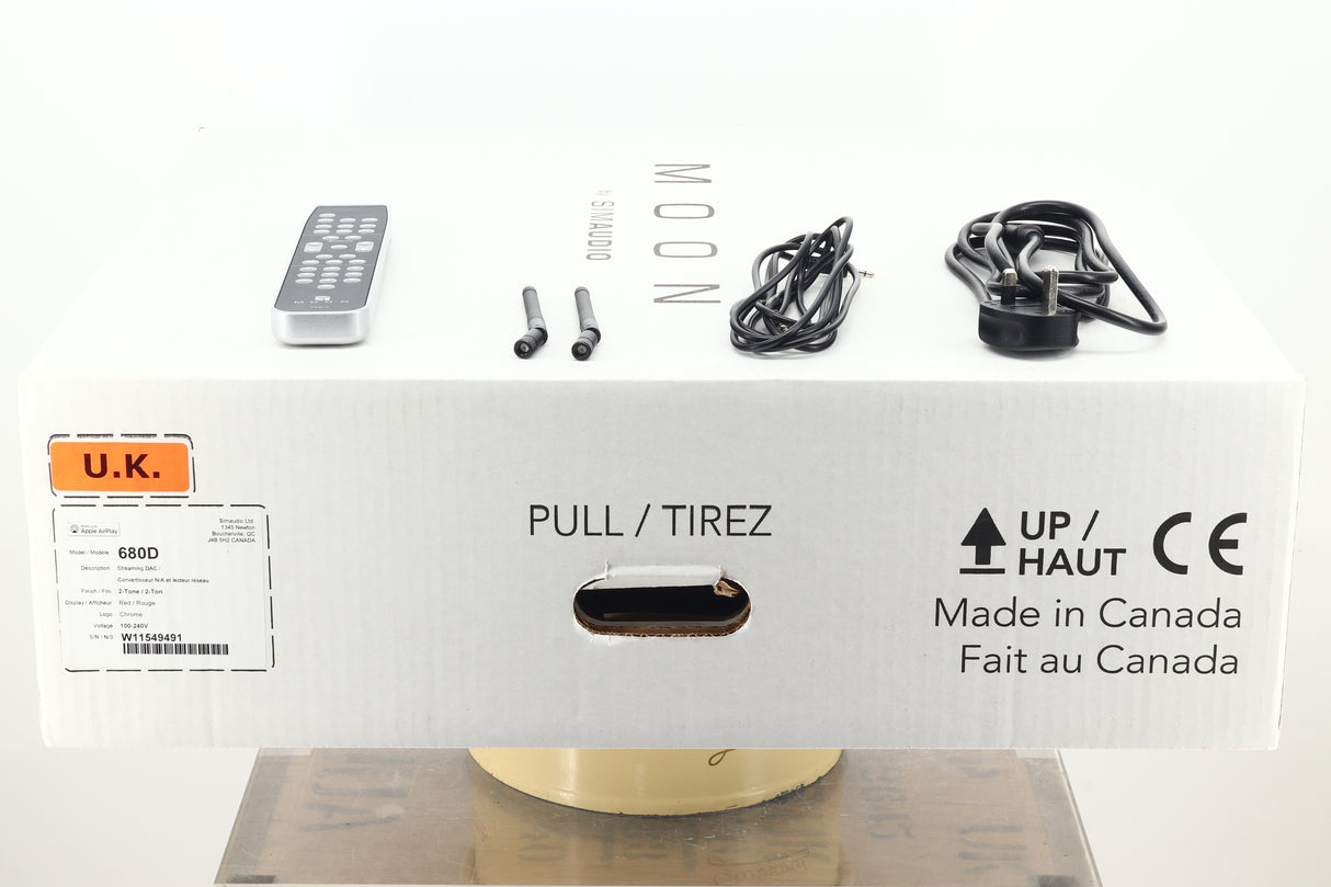 Moon by SimAudio 680D Streaming DAC - Black/Silver