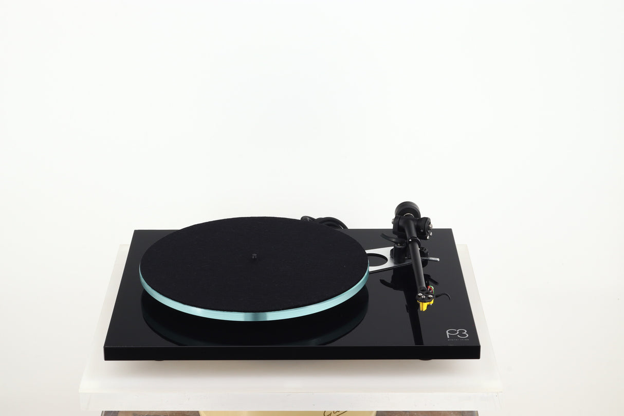 Rega Planar 3 Turntable - Black / Exact Cartridge
