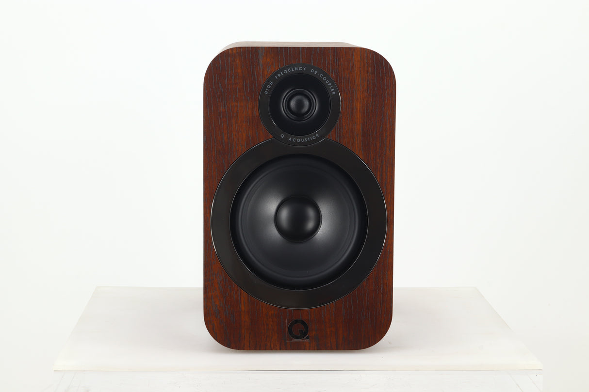 Q Acoustics 3030i Standmount Speakers - English Walnut