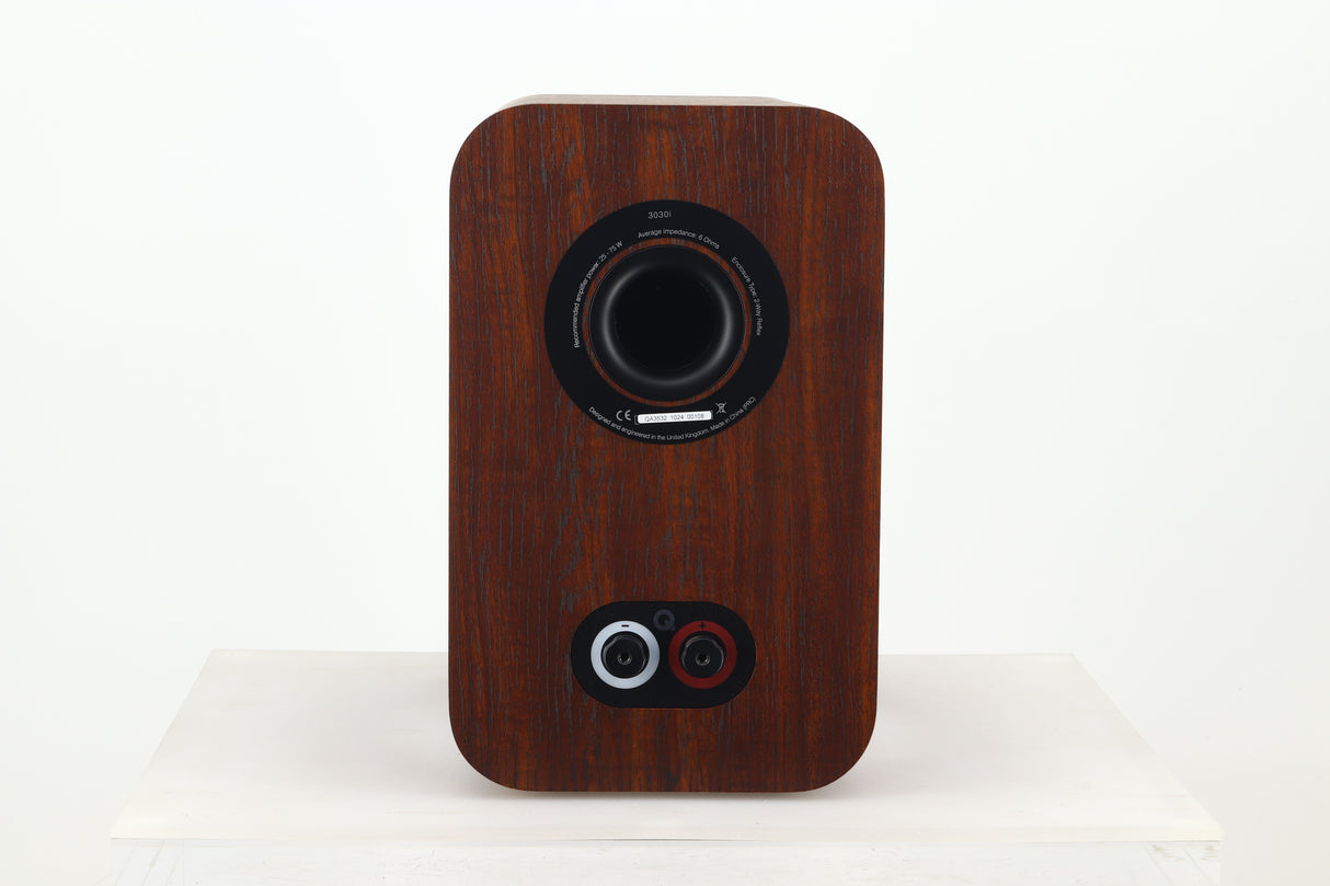 Q Acoustics 3030i Standmount Speakers - English Walnut