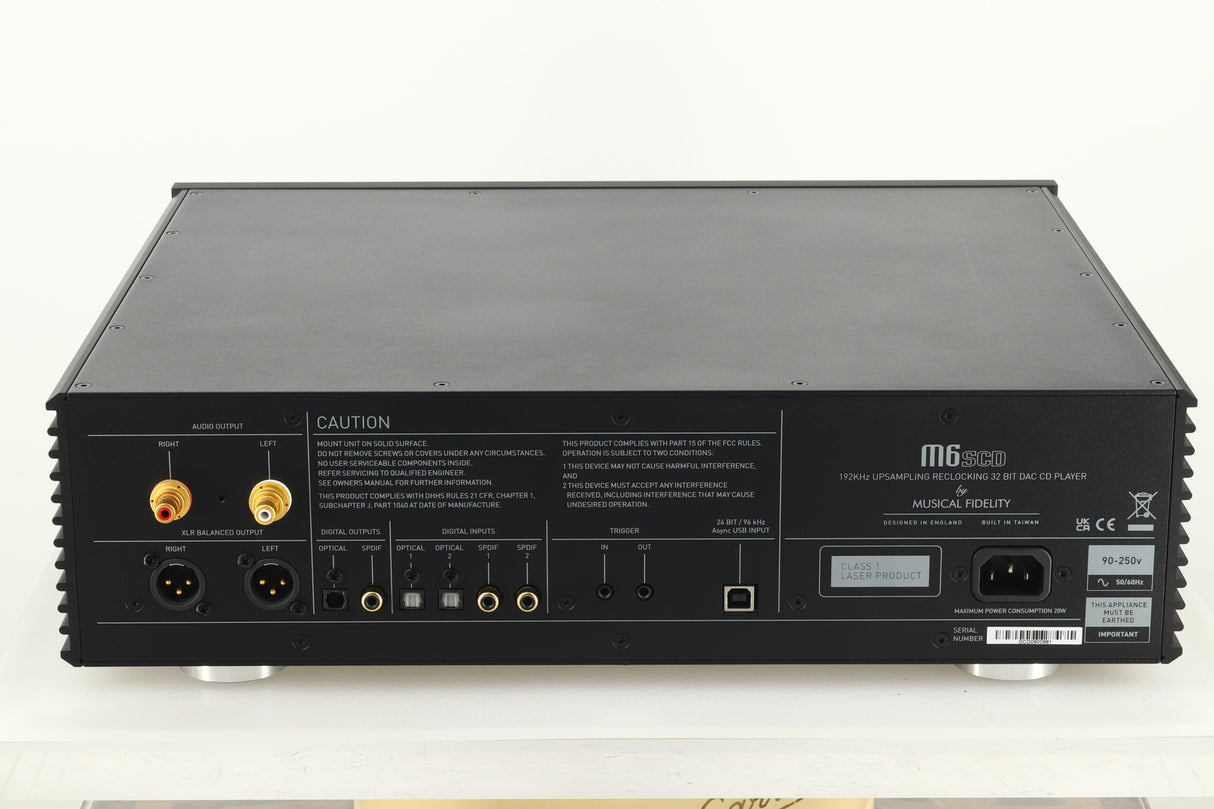 Musical Fidelity M6SCD CD Player - Black