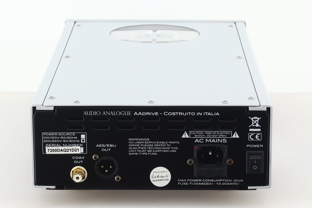 Audio Analogue AADrive CD Transport - Silver