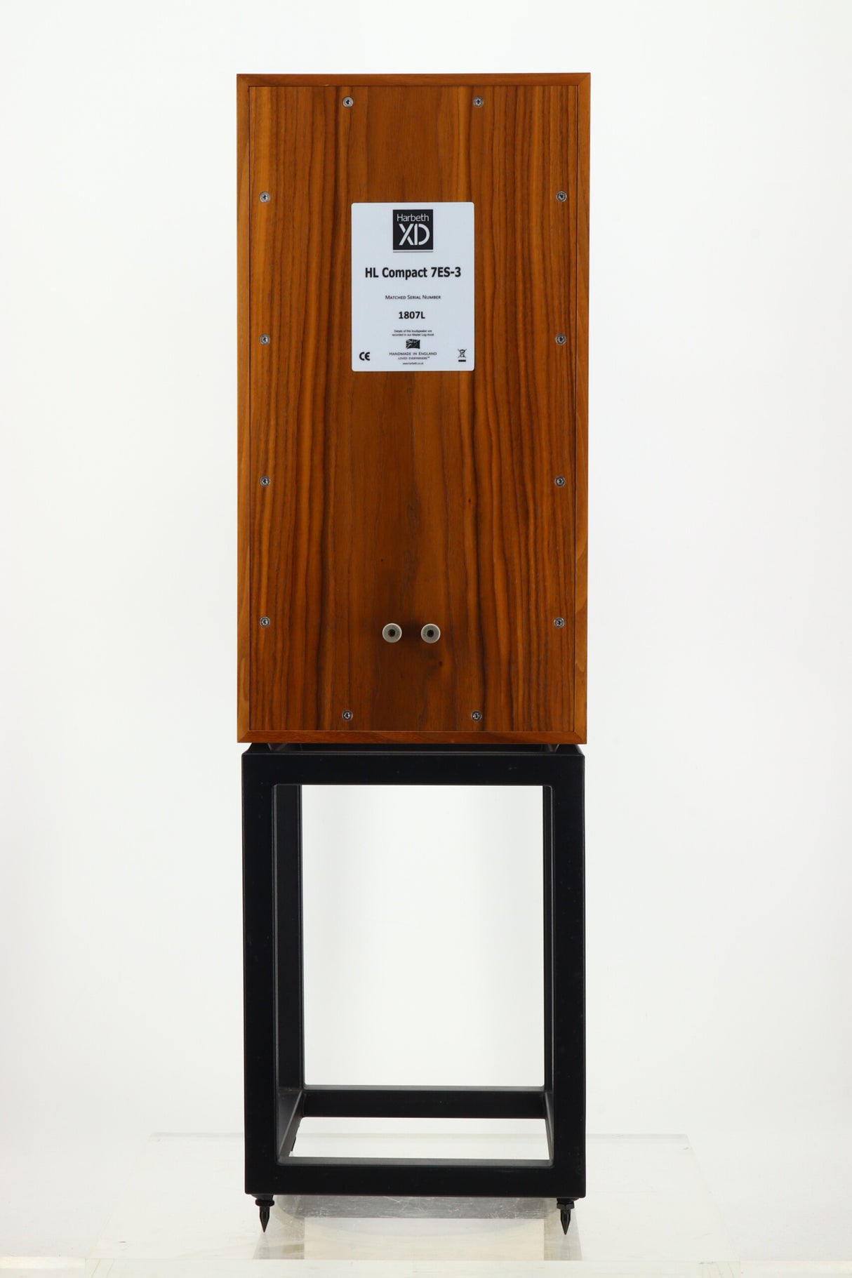 Harbeth HL Compact 7ES-3 XD Loudspeakers - Walnut & Stands