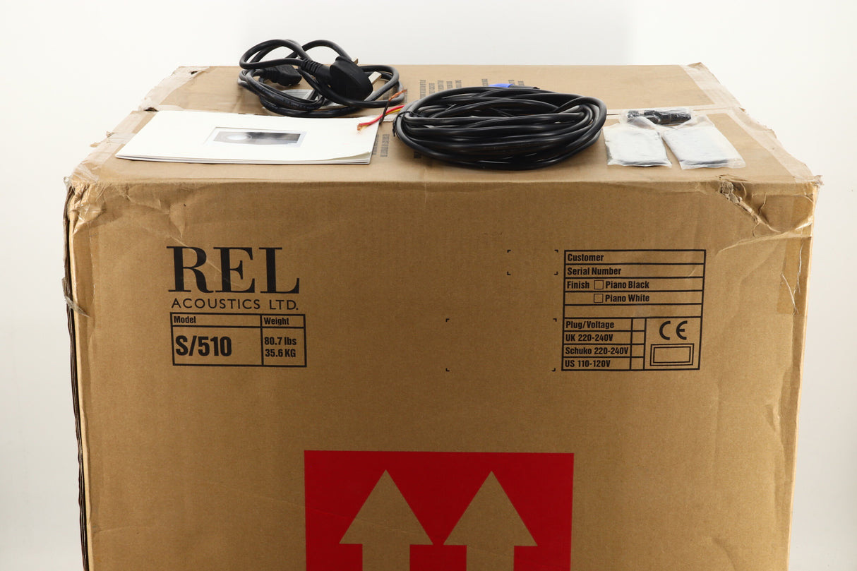 REL Acoustics Serie S/510 Subwoofer - Piano Black