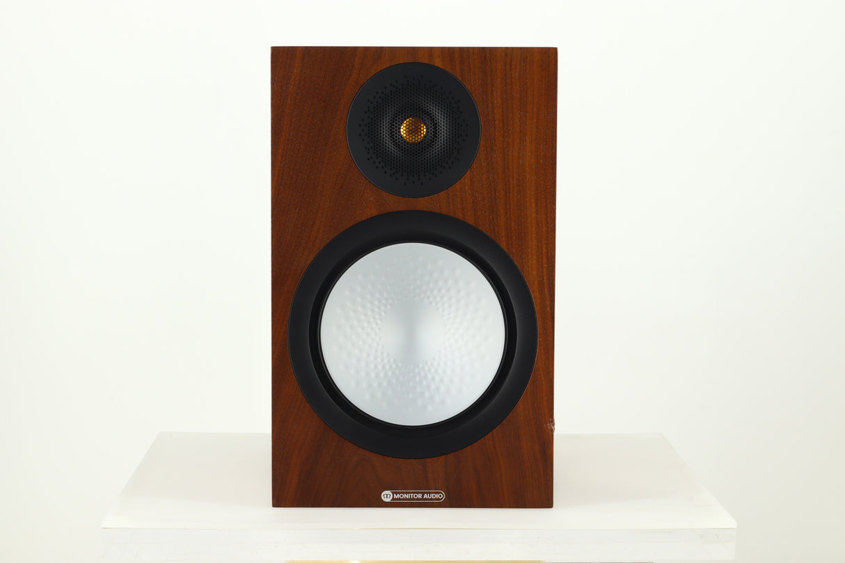 Monitor Audio Silver 100 7G Standmount Speakers - Natural Walnut