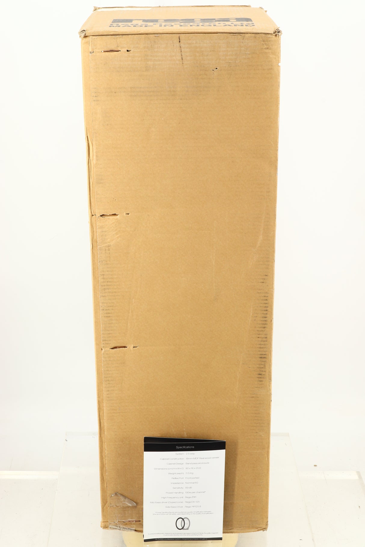 Rega RX3 Floorstanding Speakers - Cherry
