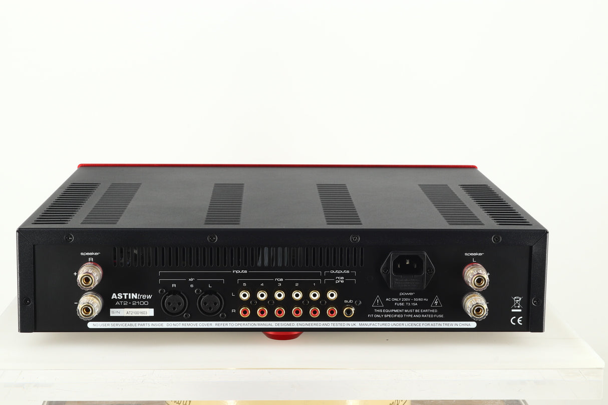 Astin Trew AT2-2100 Integrated Amplifier - Red