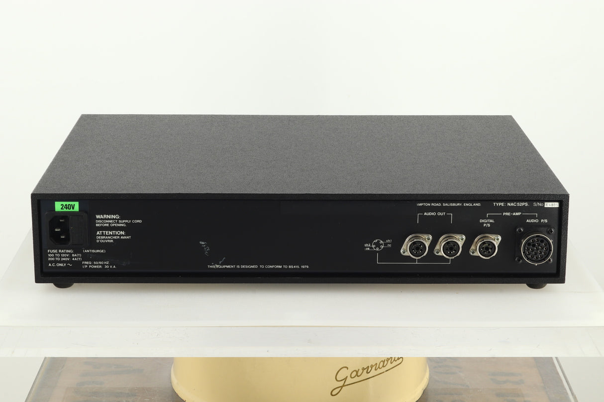 Naim NAC 52 Pre Amplifier (1998) / NAC 52PS Power Supply (1990)