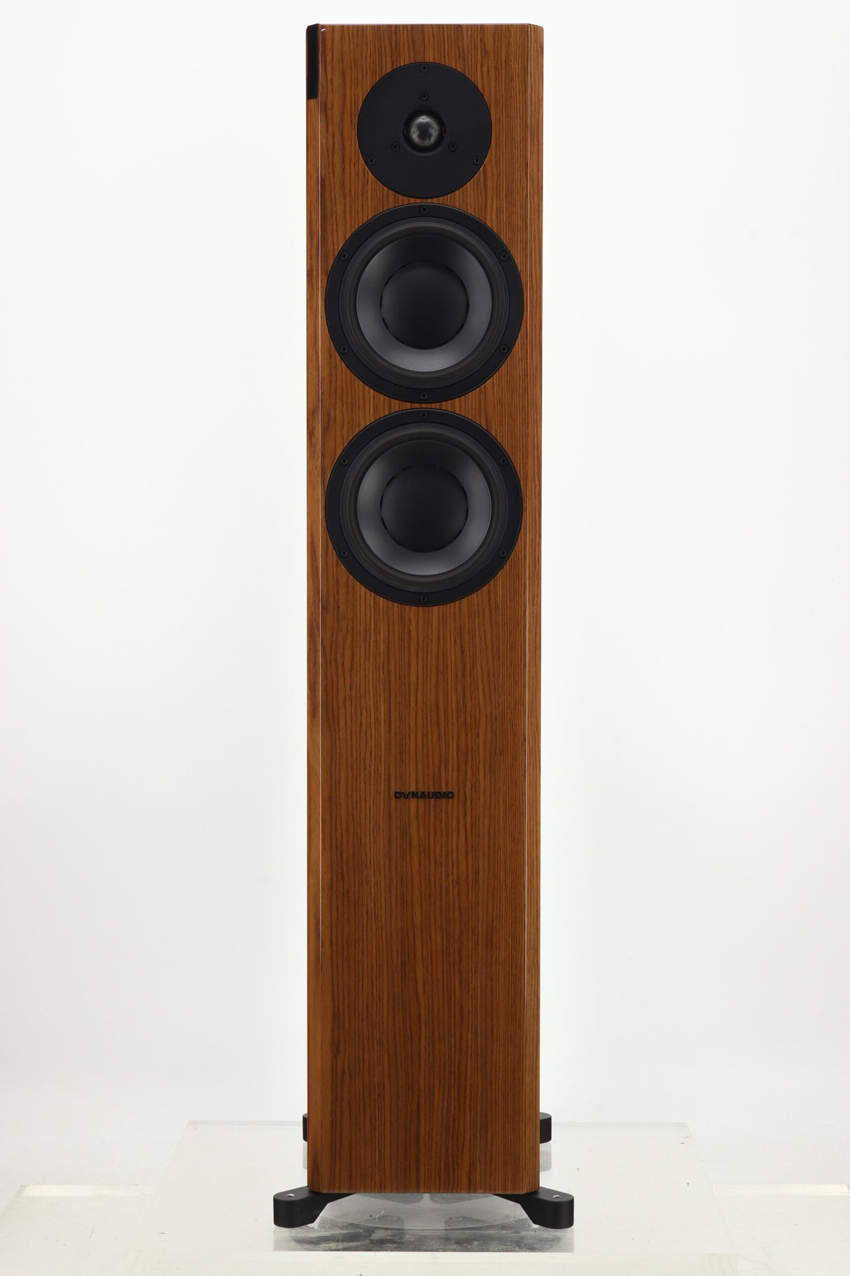 Dynaudio Focus 30 XD Active Floorstanding Speakers - High Gloss Walnut