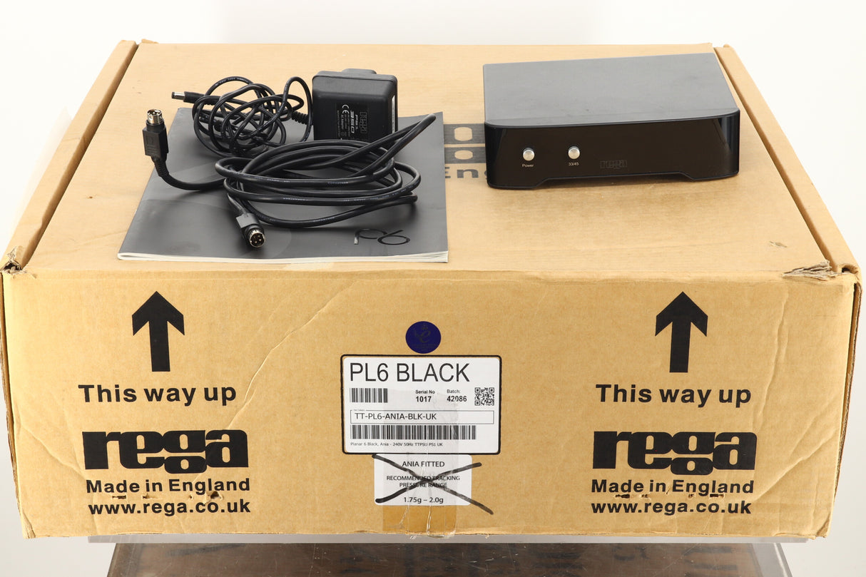 Rega Planar 6 Turntable, Neo PSU, RB330, Ania Cartridge