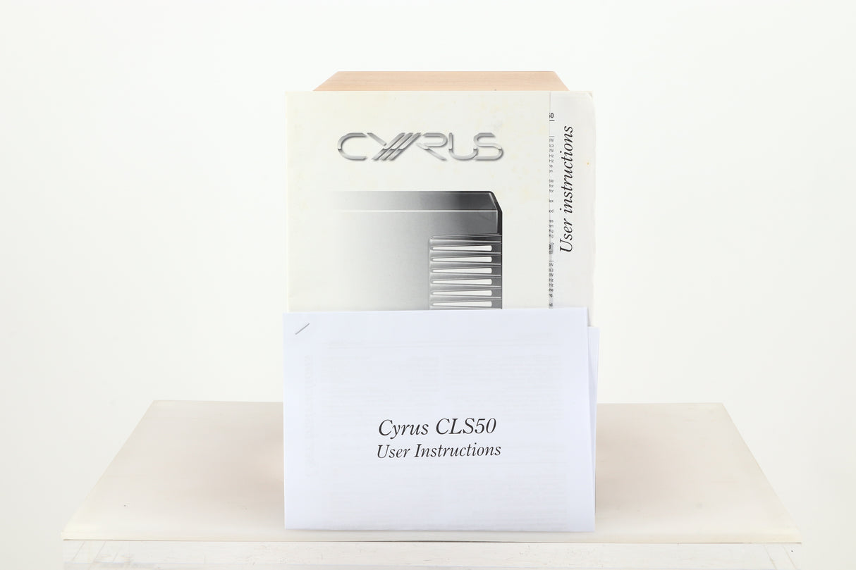 Cyrus CLS 50 Standmount Speakers - Cherry