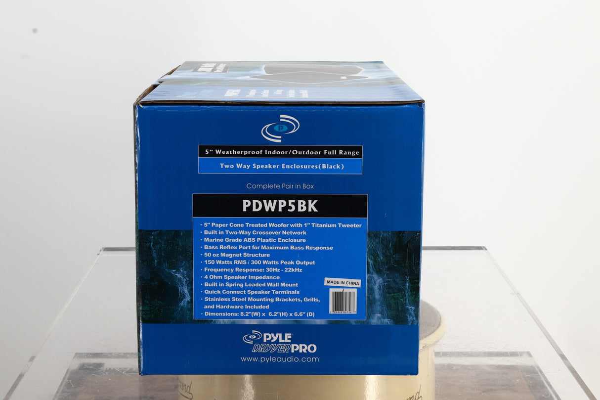 Pyle PDWP5BK Waterproof Monitor