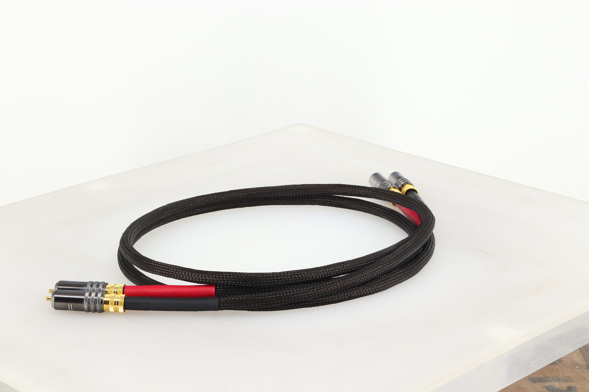 Tellurium Q Black II 1.0m Pair RCA Interconnect Cables