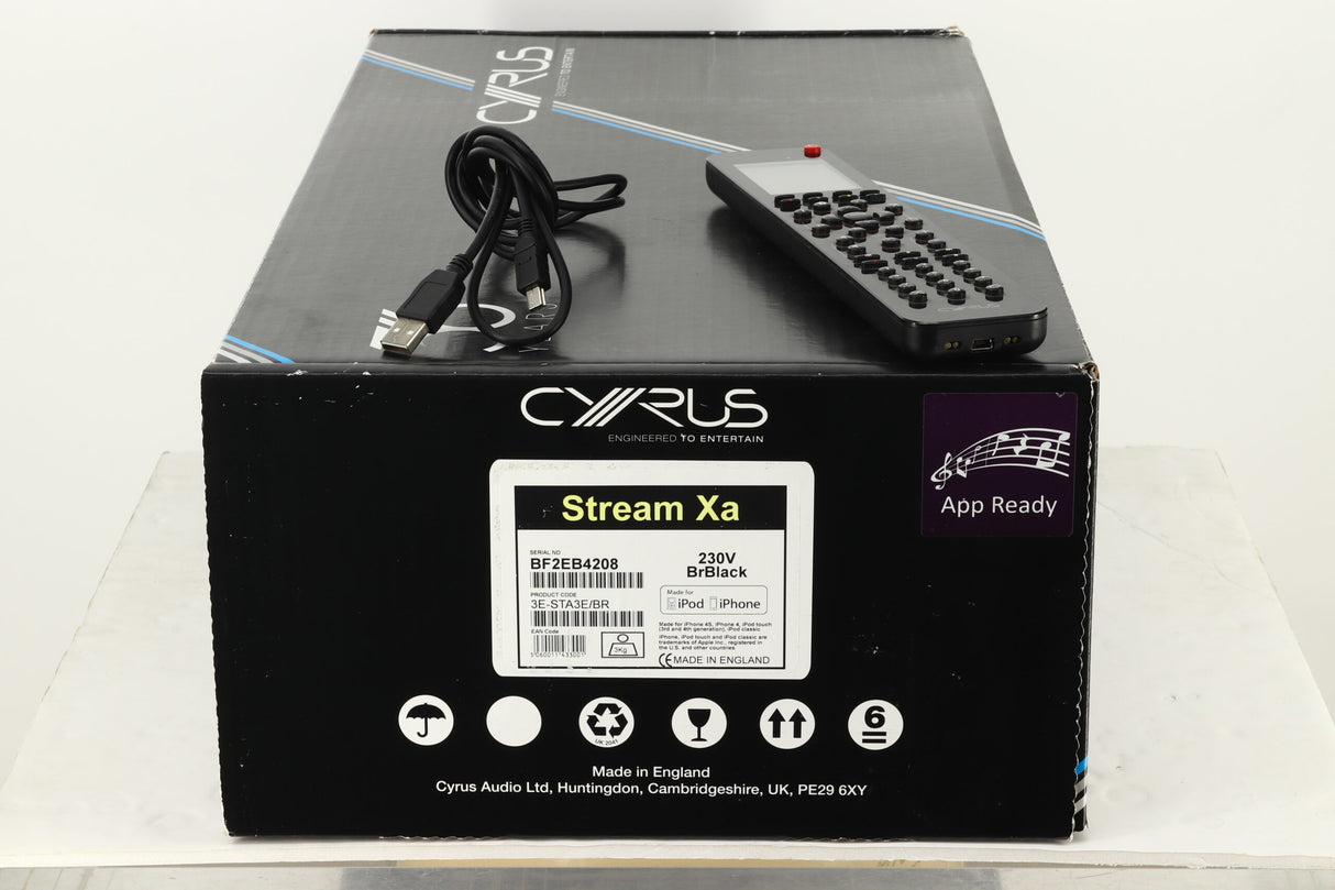 Cyrus Stream XA Streamer (No Radio) - Brushed Black