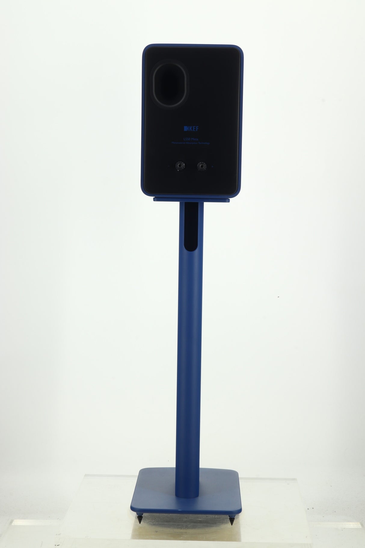 KEF LS50 META Loudspeakers & Stands - Royal Blue
