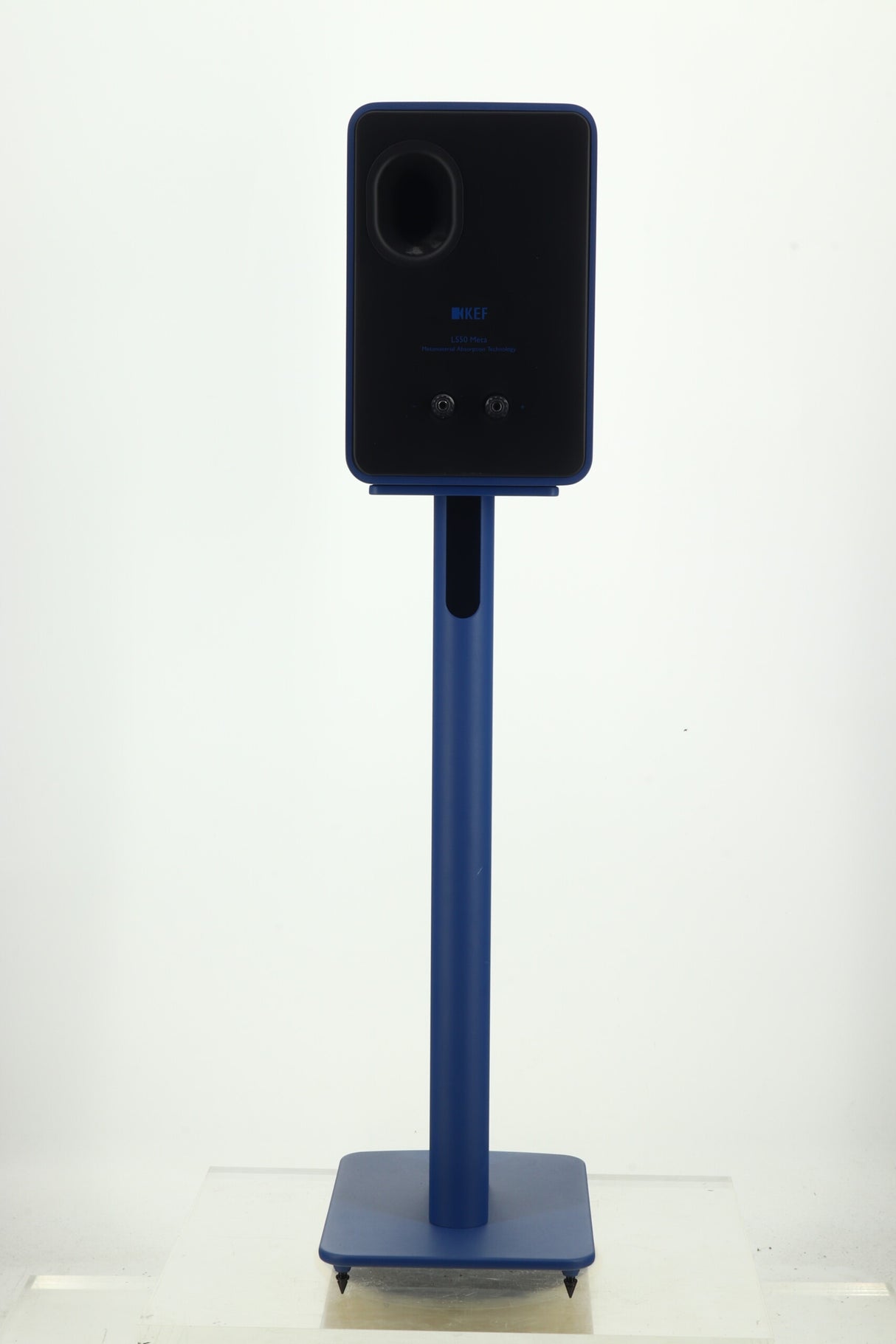 KEF LS50 META Loudspeakers & Stands - Royal Blue