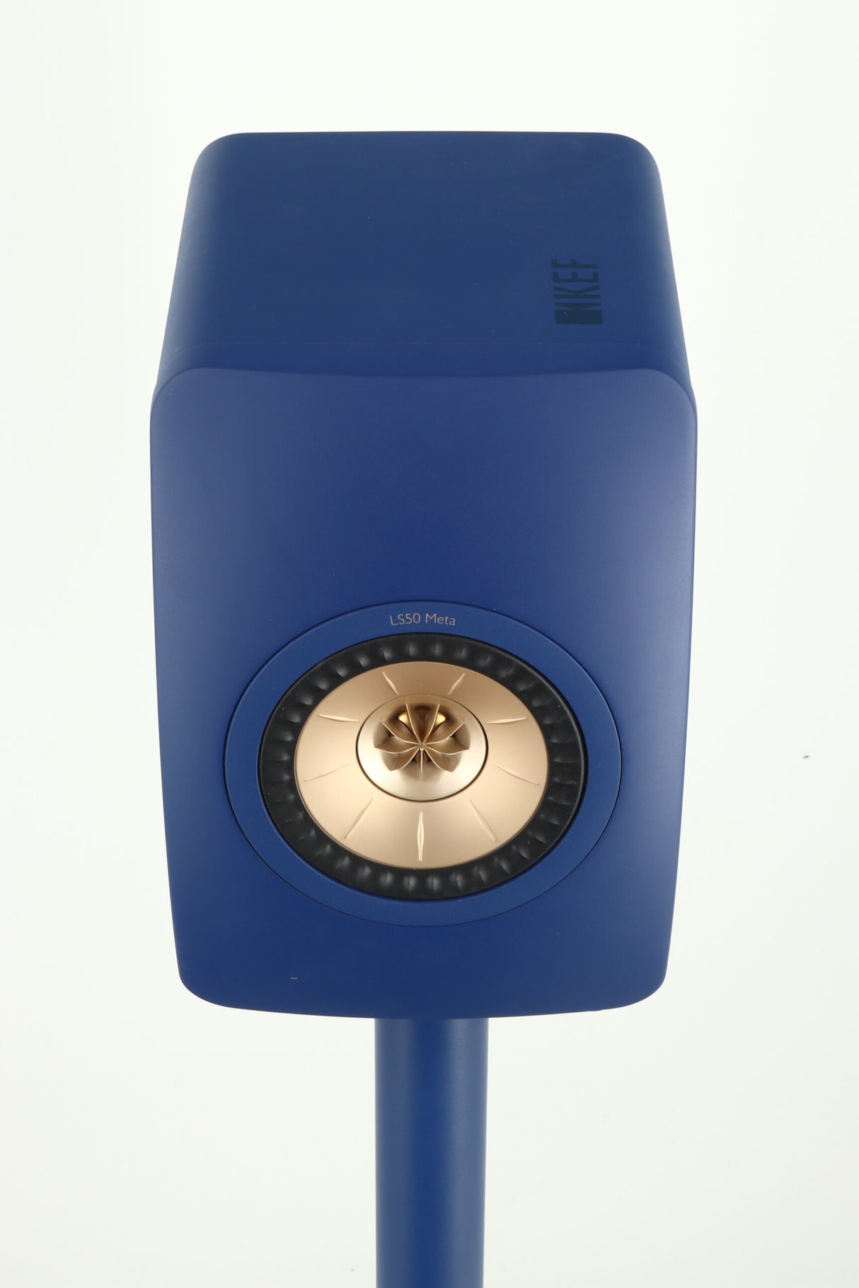 KEF LS50 META Loudspeakers & Stands - Royal Blue