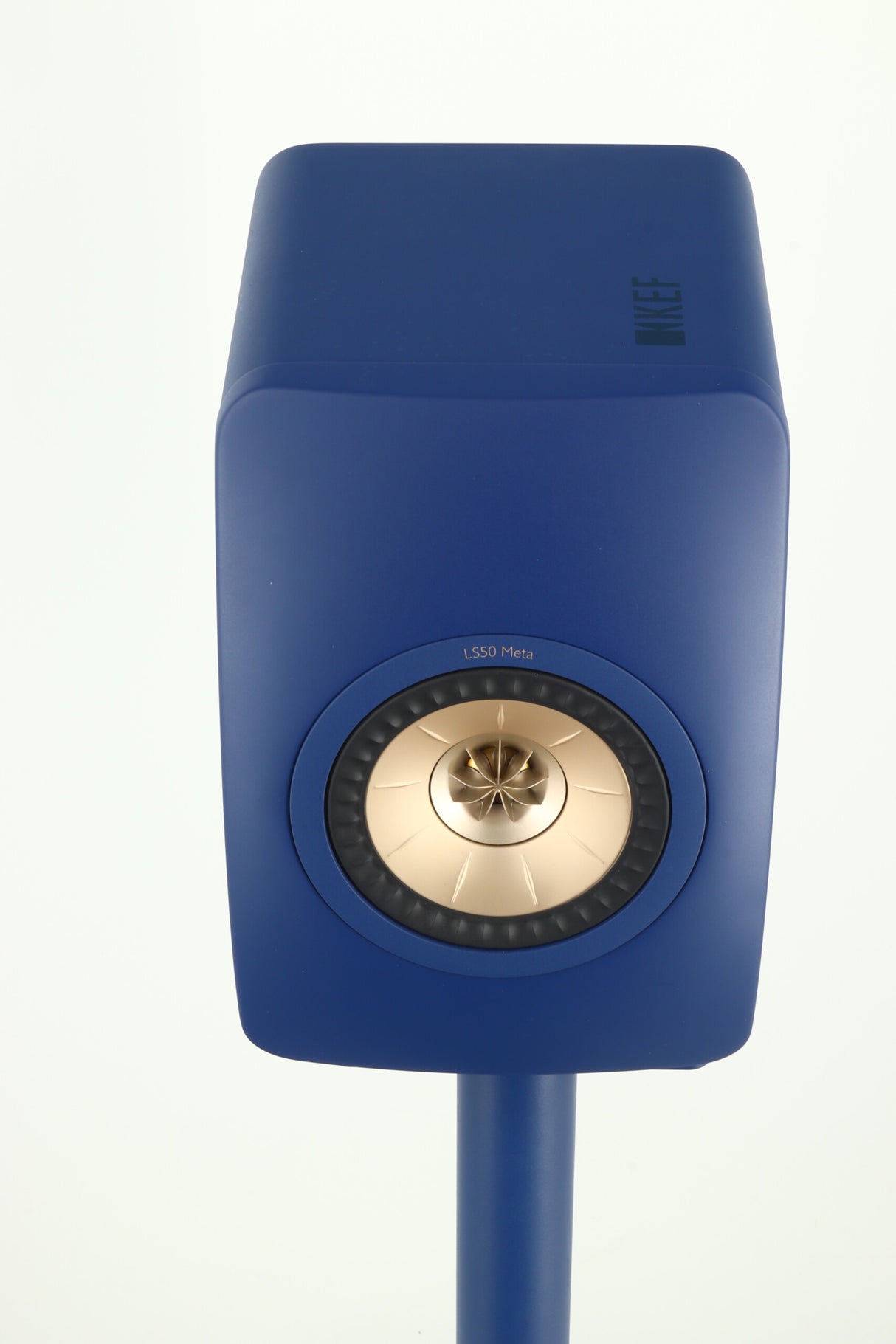 KEF LS50 META Loudspeakers & Stands - Royal Blue