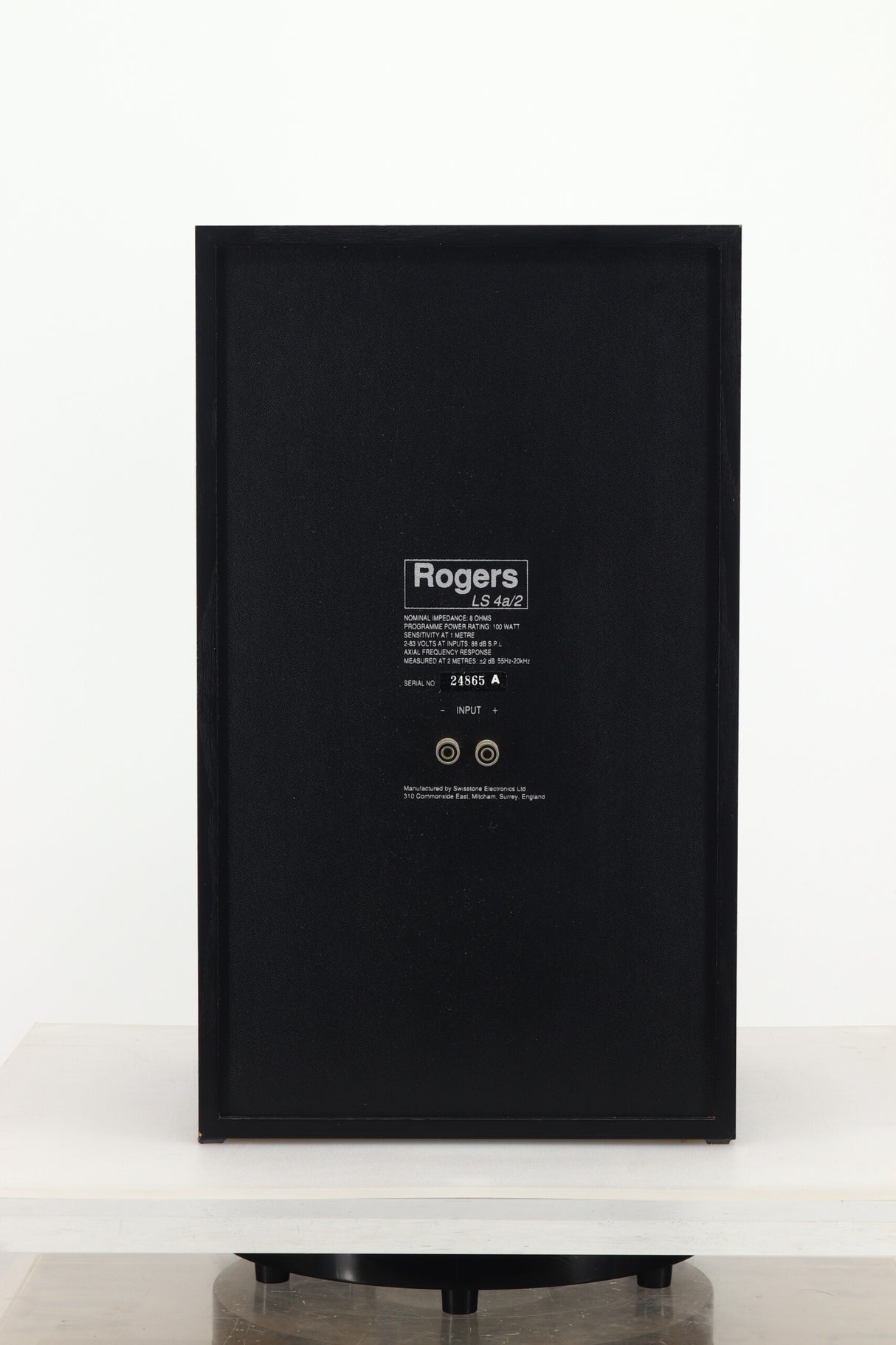 Rogers LS4A/2 Standmount Speakers - Black Ash