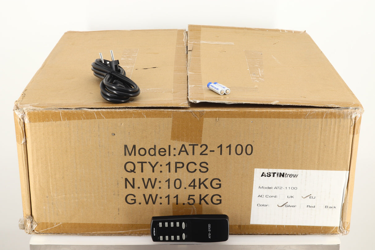 ASTINtrew AT2-1100 Pre-Amplifier & AT2-5100 Power Amplifier - Silver