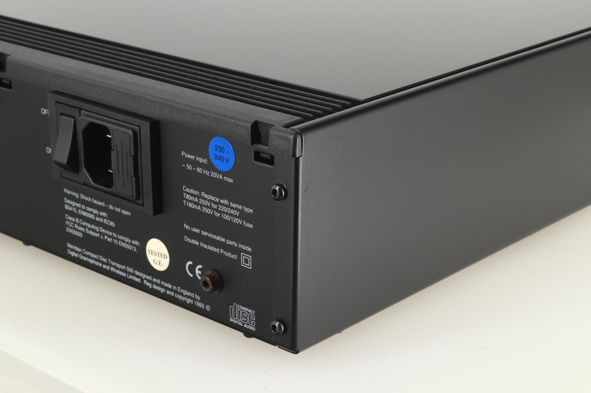 Meridian 500 CD Transport Inc. MSR Remote