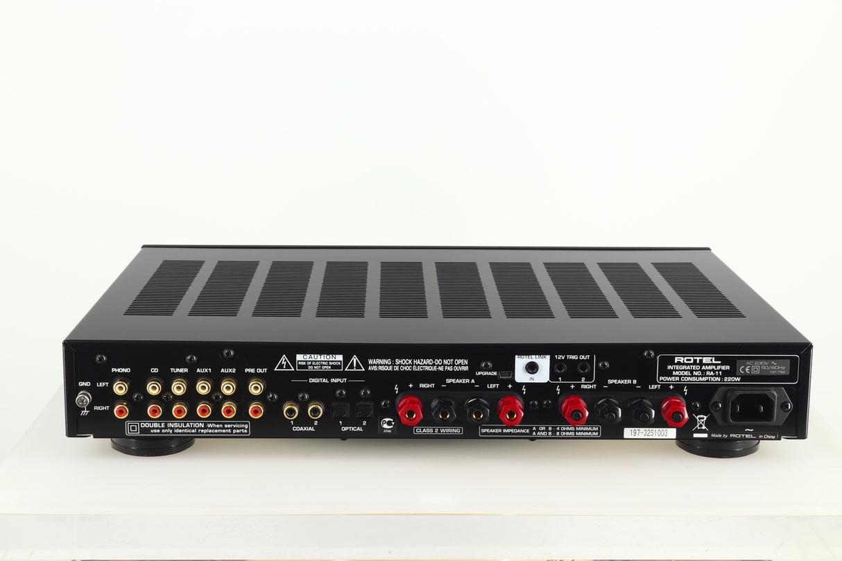 Rotel RA-11 Integrated Amplifier - Black