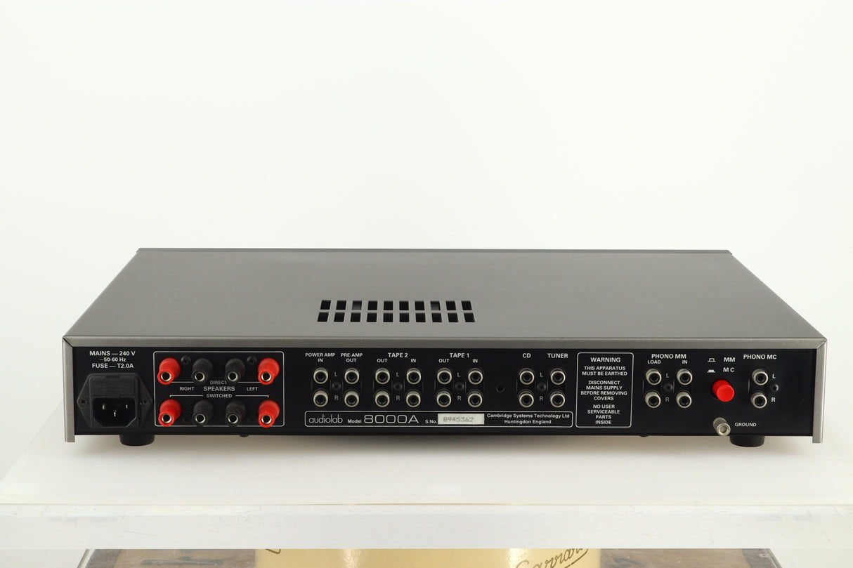 Audiolab 8000A Integrated Amplifier - Grey
