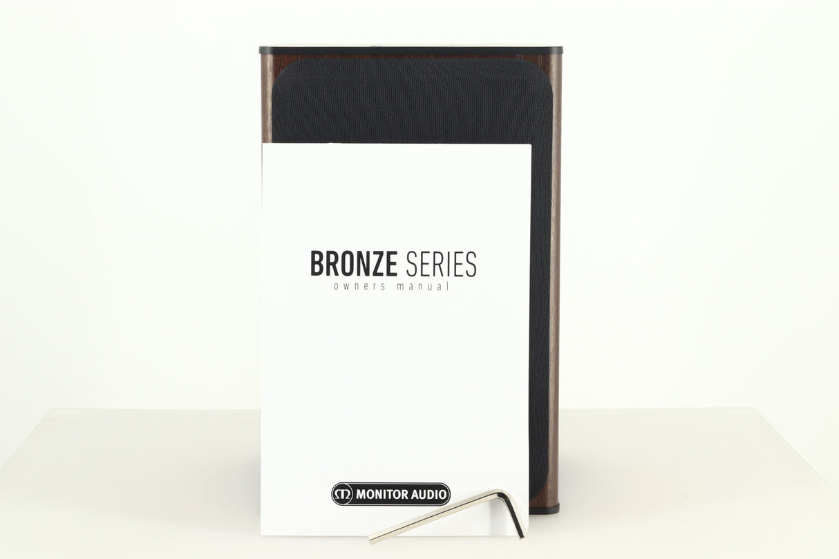 Monitor Audio Bronze 1 Standmount Speakers - Walnut